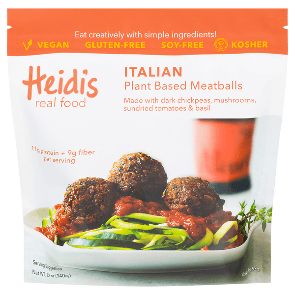 Heidi'S Plant Based Meatballs Italian