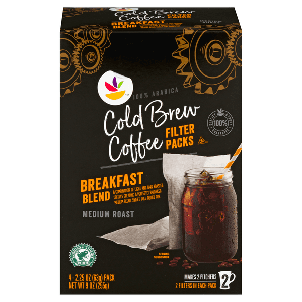 Stop & Shop Breakfast Blend Medium Roast Cold Brew Coffee Filter