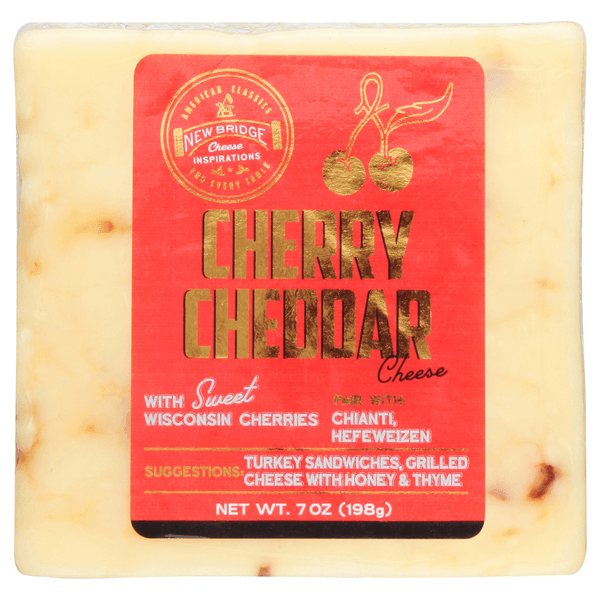 New Bridge Cheese Inspirations Cherry Cheddar Cheese