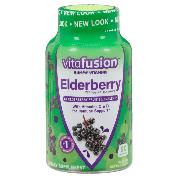 Vitafusion Adult Gummies Elderberry