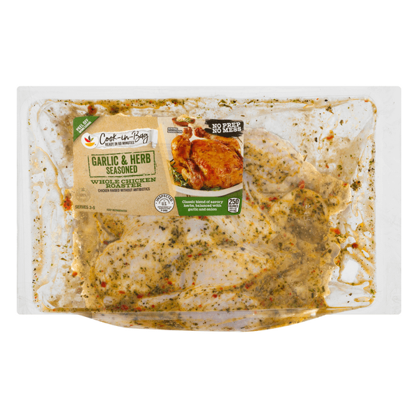 Giant Cook-In-Bag Whole Chicken Roaster Garlic & Herb
