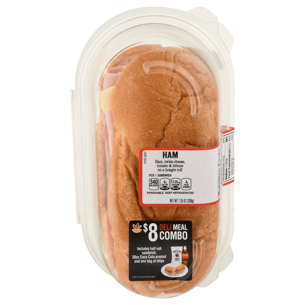 Stop & Shop Deli Sandwich Ham (Half