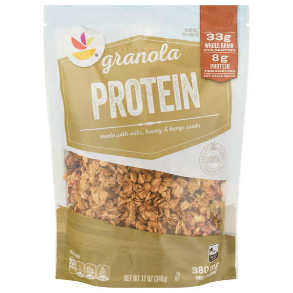 Stop & Shop Granola Protein Oats Honey & Hemp Seeds