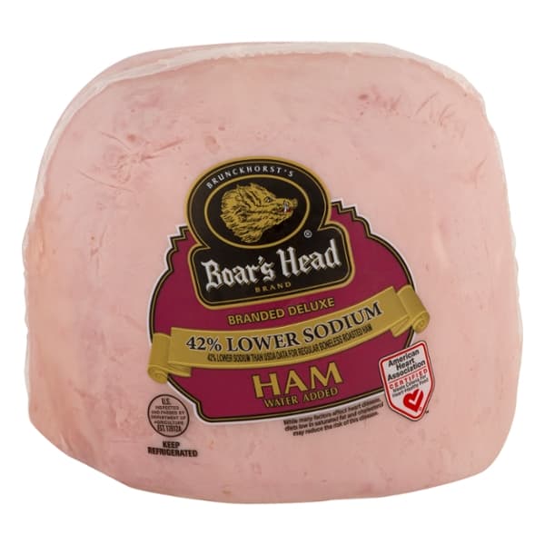 Boar'S Head Deli Ham Branded Deluxe Lower Sodium (Thin Sliced