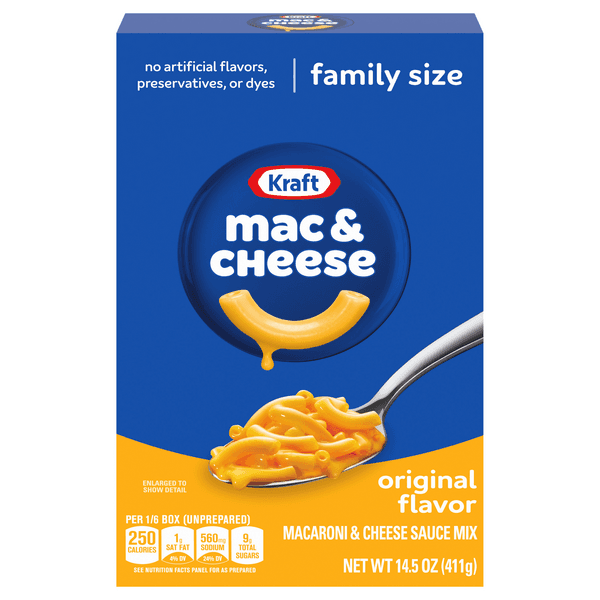 Kraft Original Macaroni & Cheese Dinner Box