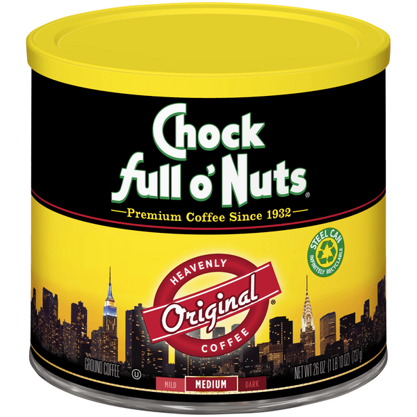 Chock Full O Nuts Coffee Ground Medium Roast Original