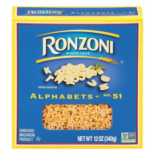 Ronzoni Alphabets Pasta No