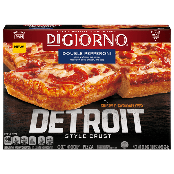 Digiorno Detroit Style Crust Pizza Double Pepperoni
