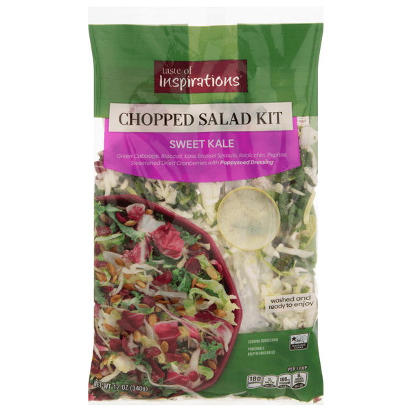 Taste Of Inspirations Chopped Sweet Kale Salad Kit
