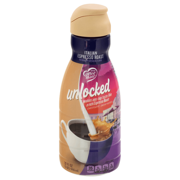 Nestle Coffee-Mate Unlocked Liquid Coffee Creamer Italian Espresso Roast