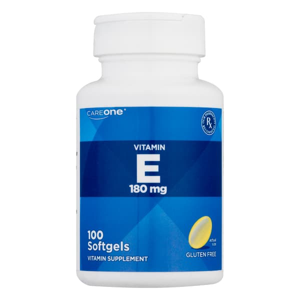 Careone Vitamin E Softgels Gluten Free