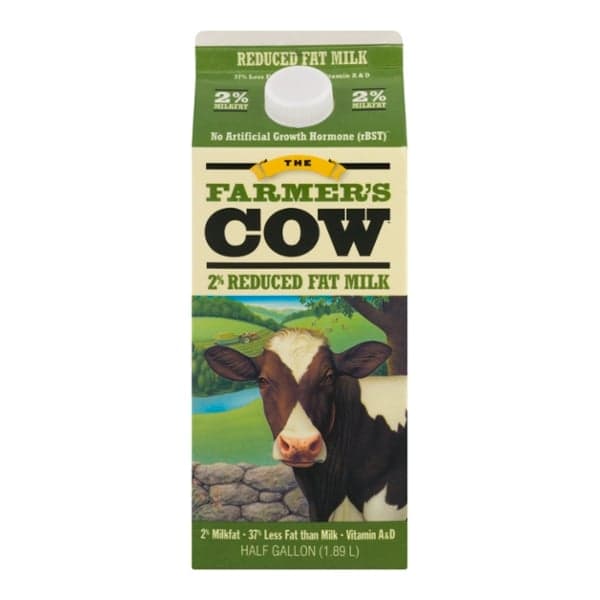 The Farmer'S Cow 2% Reduced Fat Milk