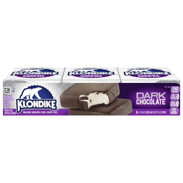 Klondike Dark Chocolate  Dairy Dessert Bars
