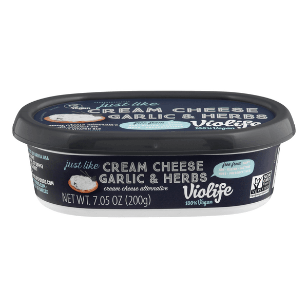 Violife Cream Cheese Alternative Garlic & Herbs Vegan