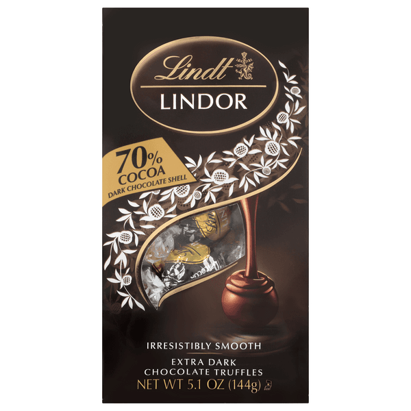 Lindt Truffles Extra Dark Chocolate 70% Cocoa