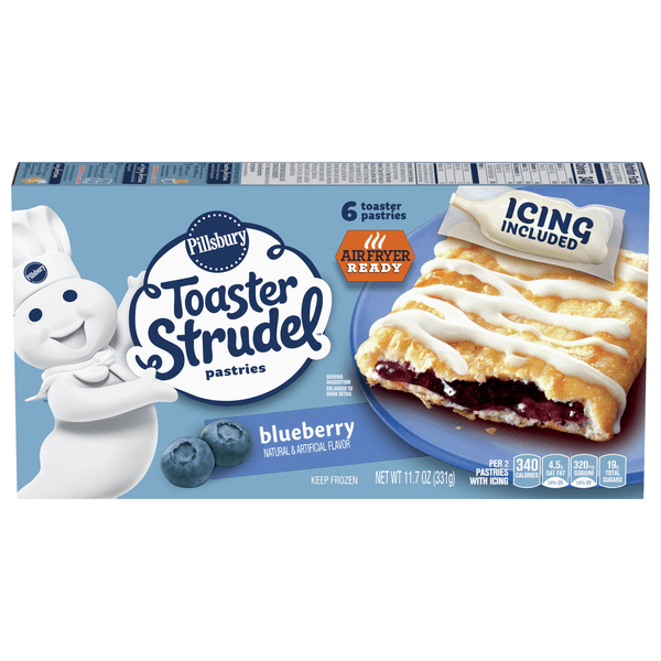 Pillsbury Toaster Strudel Pastries, Blueberry