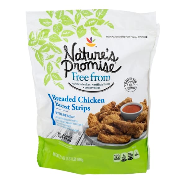 Nature'S Promise Free From Breaded Chicken Breast Strips