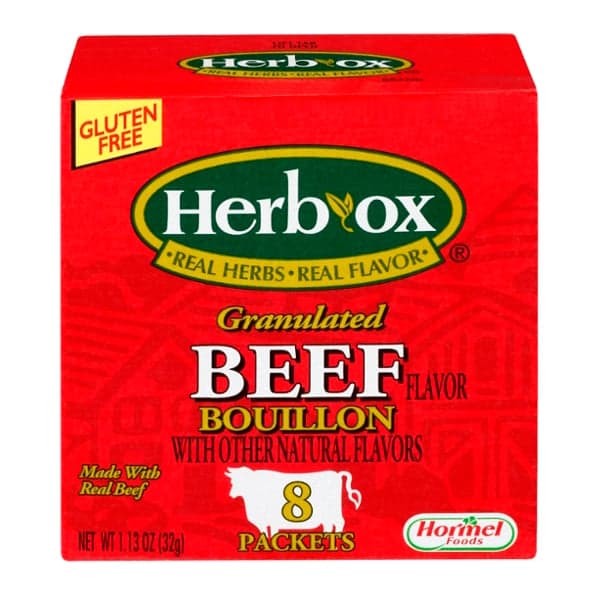 Herb-Ox Instant Bouillon Packets Beef Gluten Free