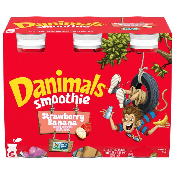 Is it Oats Free? Danimals Swingin' Strawberry Banana Smoothies, Bottles