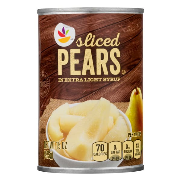 Stop & Shop Pears Sliced In Extra Light Syrup