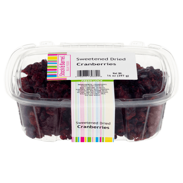 Stock & Barrel Cranberries Dried Sweetened