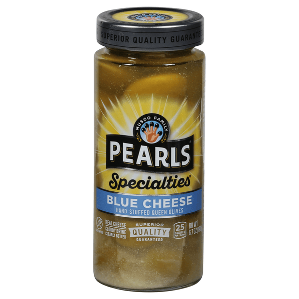 Pearls Olives Blue Cheese Stuffed Greek