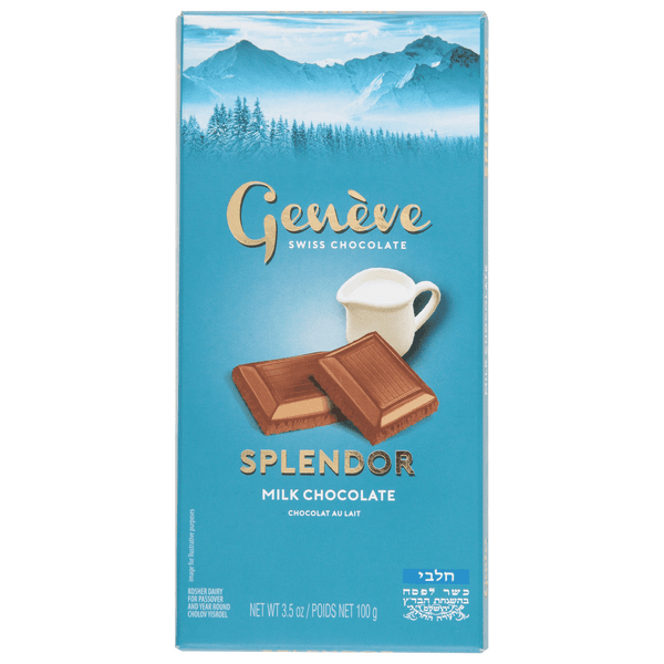 Geneve Splendor Milk Chocolate Bar