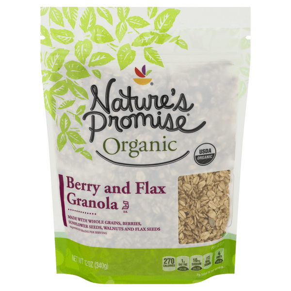 Nature'S Promise Organic Granola Berry And Flax