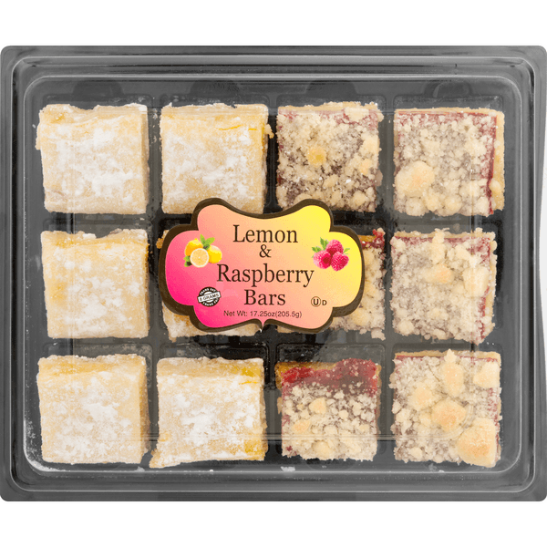 Mjay'S Specialty Baked Foods Dessert Bars Lemon & Raspberry