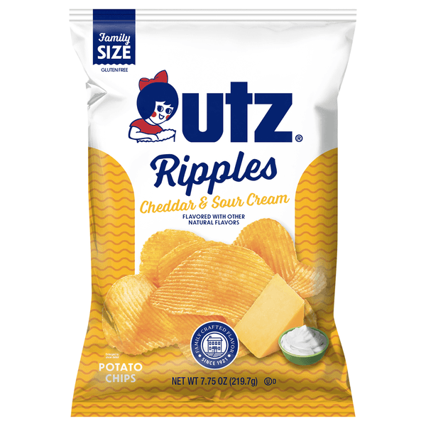 Utz Cheddar & Sc Ripple Chips