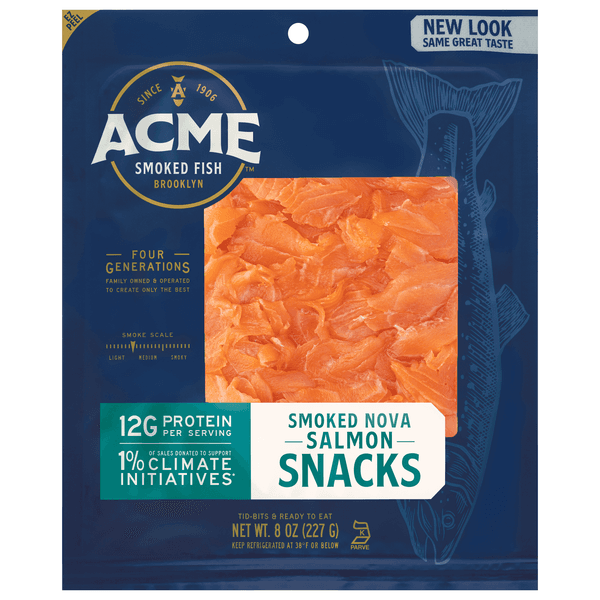 Acme Salmon Snacks Smoked
