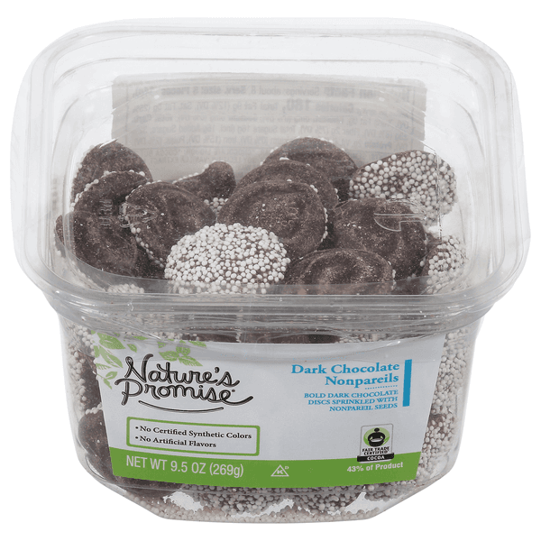 Nature'S Promise Dark Chocolate Nonpareils