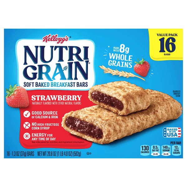 Is it Lactose Free? Nutri-grain Soft Baked Breakfast Bars, Strawberry