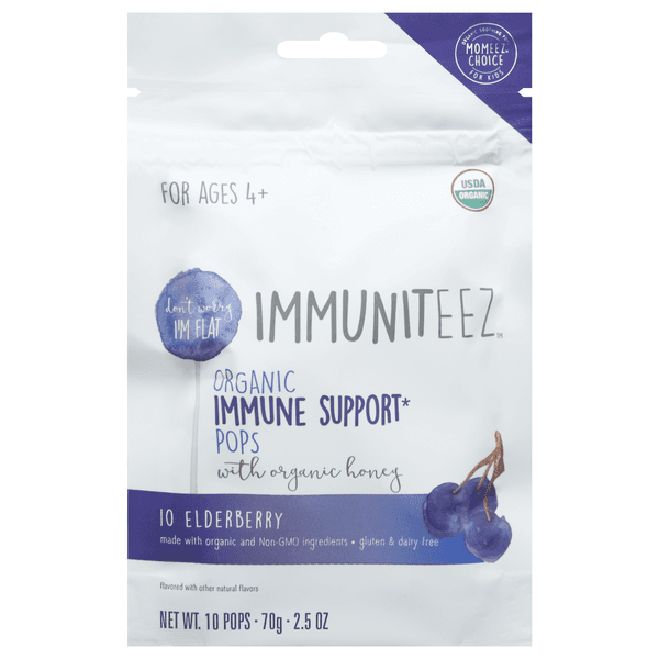 Immuniteez Immune Support Pops Elderberry Organic