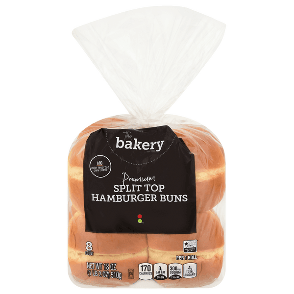 Stop & Shop The Bakery Premium Split Top Hamburger Buns