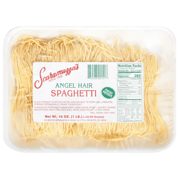 Scaramuzza'S Angel Hair Spaghetti Pasta