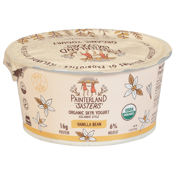 Painterland Sisters Organic Vanilla Bean Skyr Yogurt