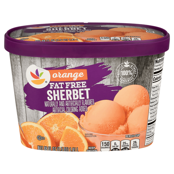 Stop & Shop Sherbet Orange Fat Free