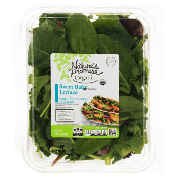 Nature'S Promise Organic Sweet Baby Lettuce