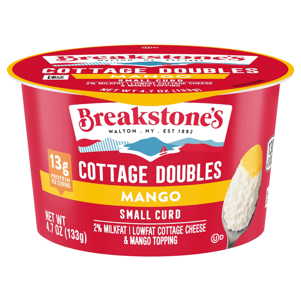 Breakstone'S Cottage Doubles Low Fat Small Curd Cottage Cheese Mango