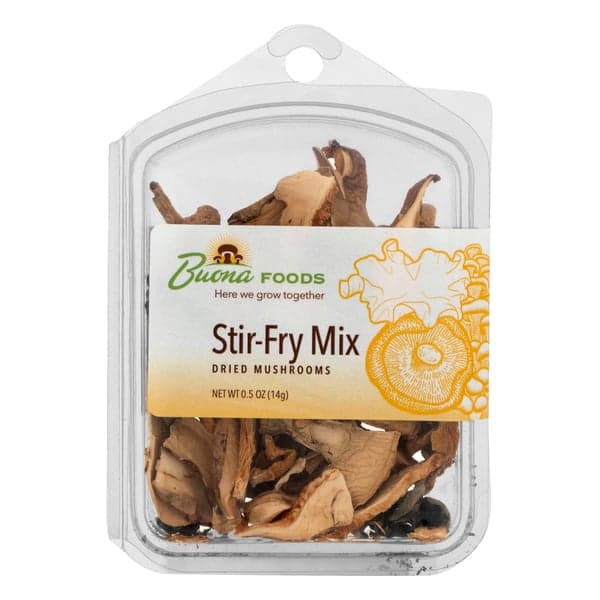 Buona Foods Dried Mushrooms Stir-Fry Mix