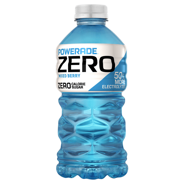 Powerade Sports Drink Electrolyte Enhanced Zero Sugar Mixed Berry