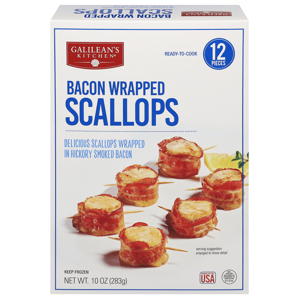 Galilean'S Kitchen Bacon Wrapped Scallops