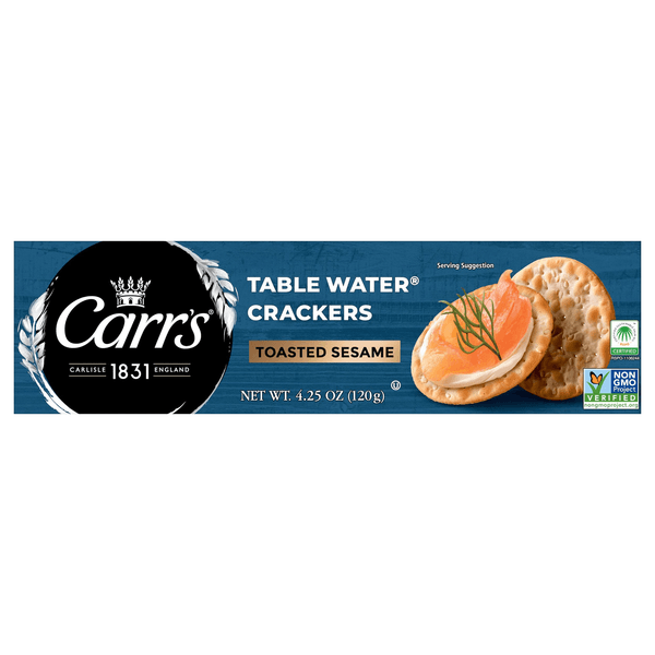 Carrs Table Water Toasted Sesame Crackers