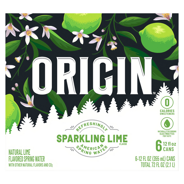 Origin Lime Sparkling Water