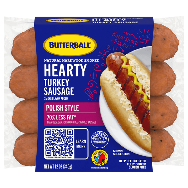 Butterball Hearty Polish Style Turkey Sausage
