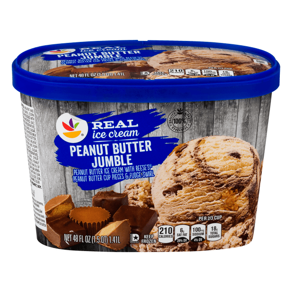 Our Brand Real Ice Cream Peanut Butter Jumble