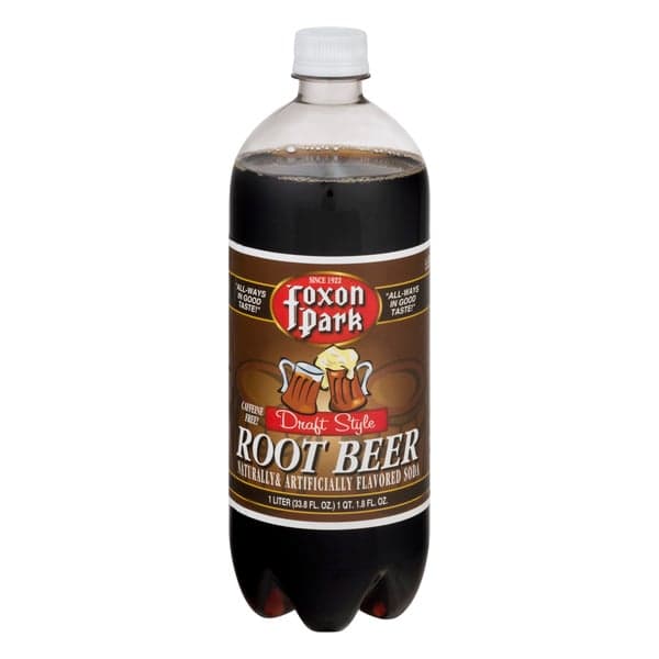 Foxon Park Draft Style Root Beer Soda Caffeine Free