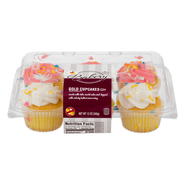Giant Gold Cupcakes Spring