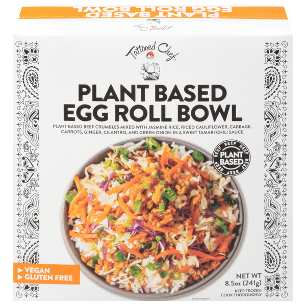Tattooed Chef Plant Based Egg Roll Bowl